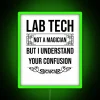 Neon lab technician gift for humorous laboratory professional decor inspiration