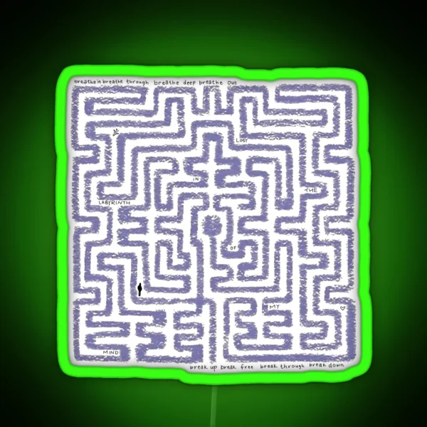 Labyrinth RGB Neon Sign