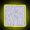 Colorful Labyrinth Neon Sign with Changeable RGB LED Lighting Effects