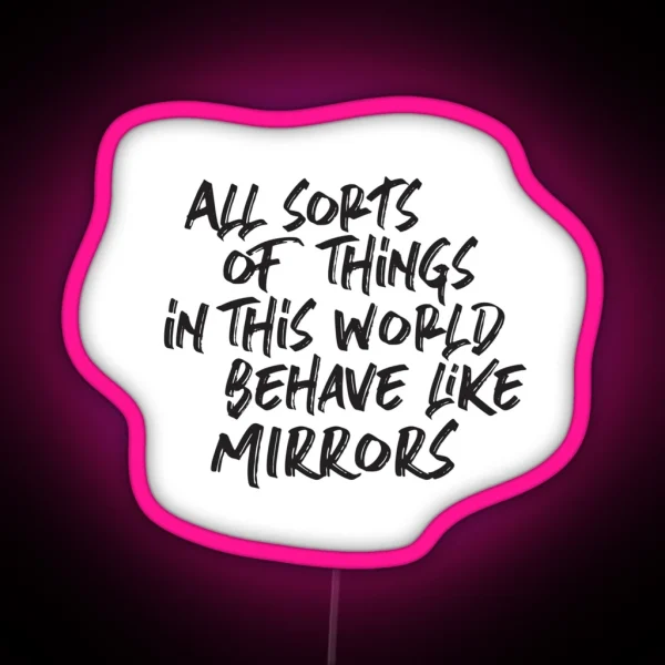 Lacan Mirrors RGB Neon Sign