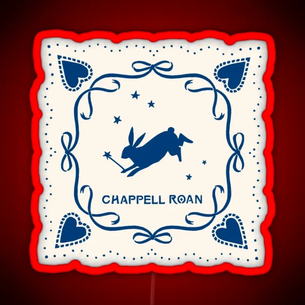 Lace Blue Chappell Roan Wand And A Rabbit RGB Neon Sign