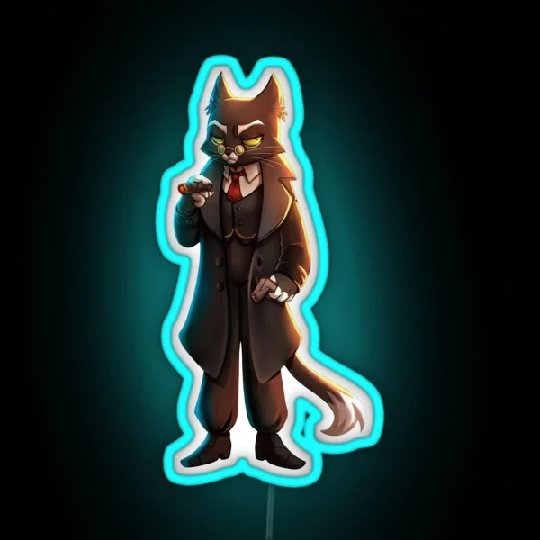 Lackadaisy Mordecai Led RGB Neon Sign