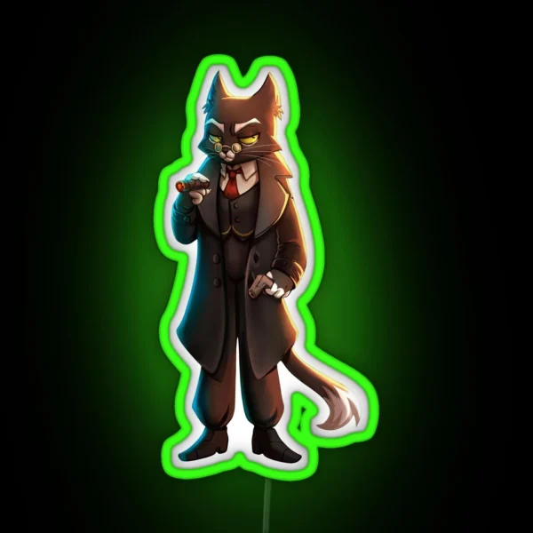 Lackadaisy Mordecai Led RGB Neon Sign