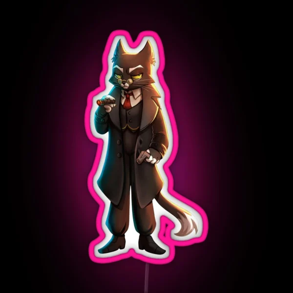 Lackadaisy Mordecai Led RGB Neon Sign