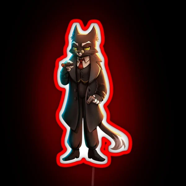 Lackadaisy Mordecai Led RGB Neon Sign
