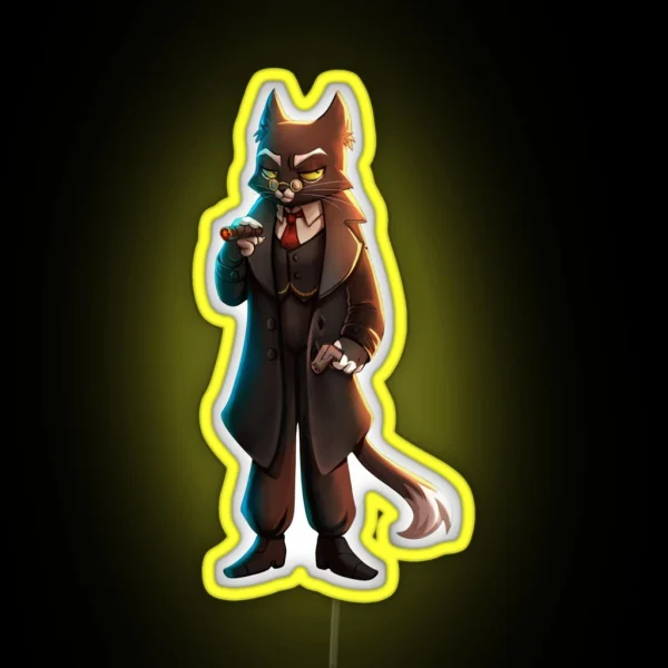 Lackadaisy Mordecai Led RGB Neon Sign