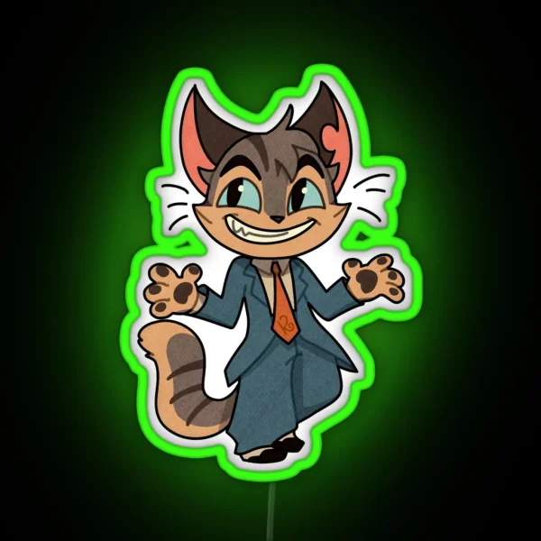 Lackadaisy Rocky RGB Neon Sign