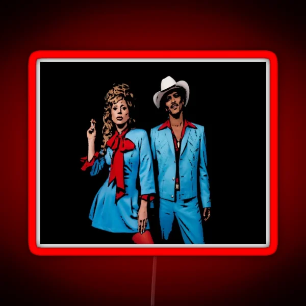 Lady Gaga And Bruno Mars Die With A Smile RGB Neon Sign