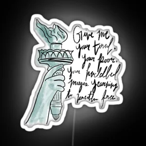 Lady Liberty S Promise RGB Neon Sign