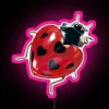 RGB Neon Lady Love Bug Artistic Electronic Sign Wall Decoration