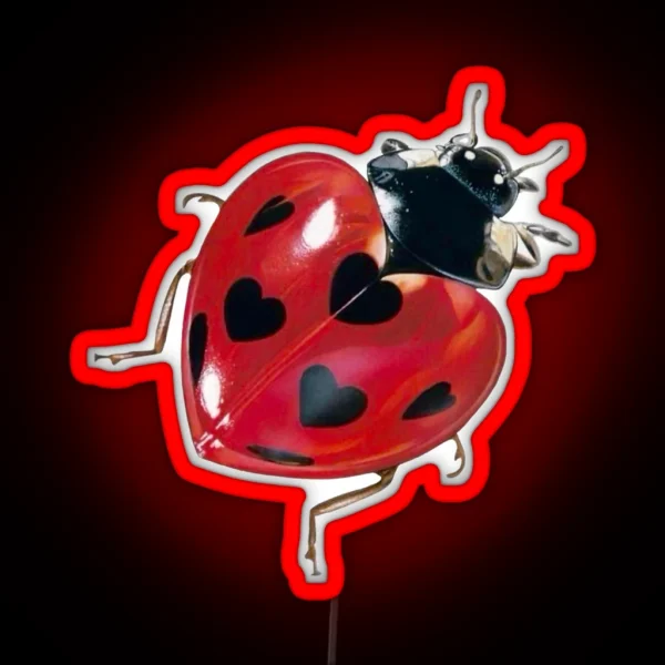 Lady Love Bug RGB Neon Sign