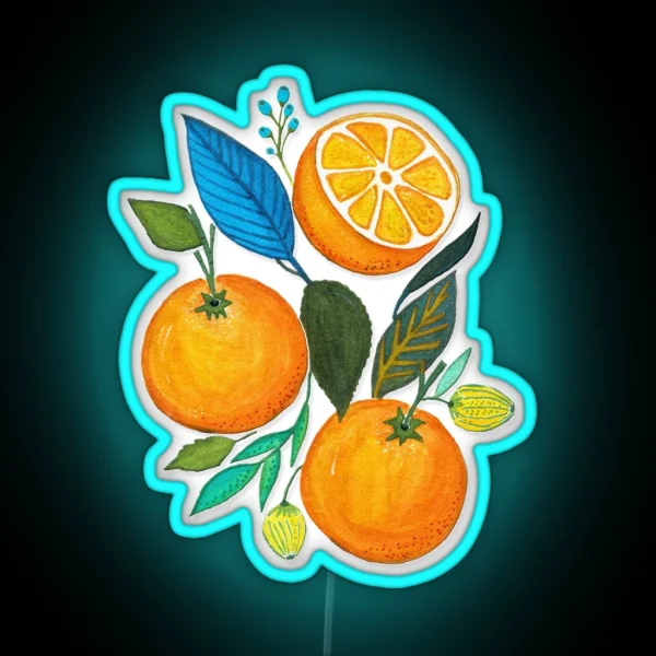 Lady Orange RGB Neon Sign