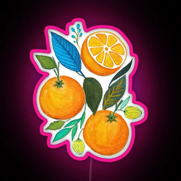 Lady Orange RGB Neon Sign