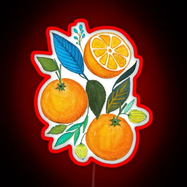Lady Orange RGB Neon Sign