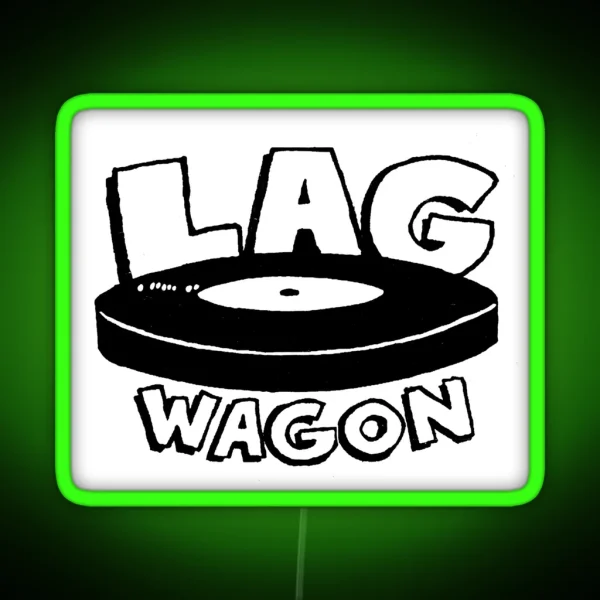 LAG WAGON 90 S Vintage Design RGB Neon Sign