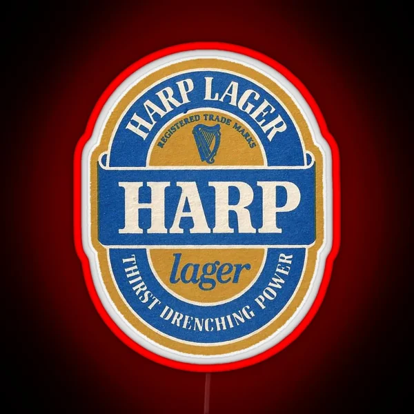 Lager Harp RGB Neon Sign