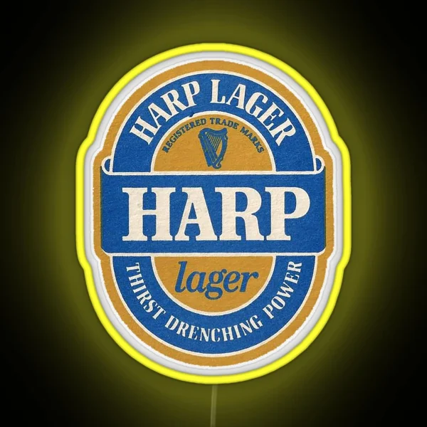 Lager Harp RGB Neon Sign