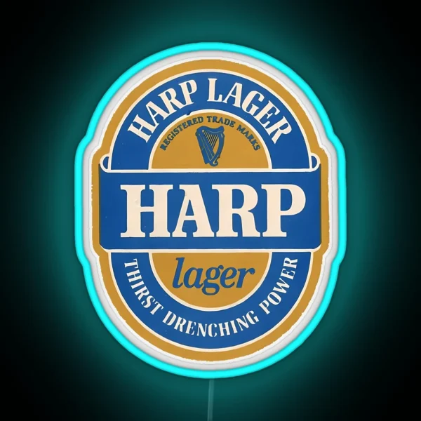 Lager Harp RGB Neon Sign