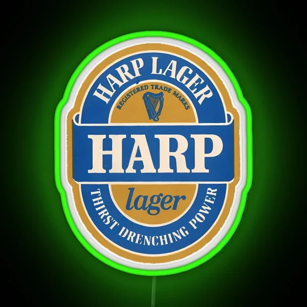 Lager Harp RGB Neon Sign