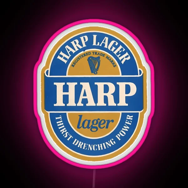 Lager Harp RGB Neon Sign