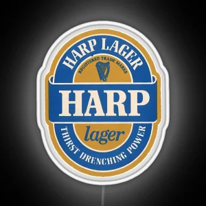 Lager Harp RGB Neon Sign