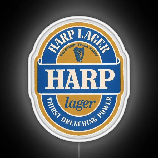 Lager Harp RGB Neon Sign