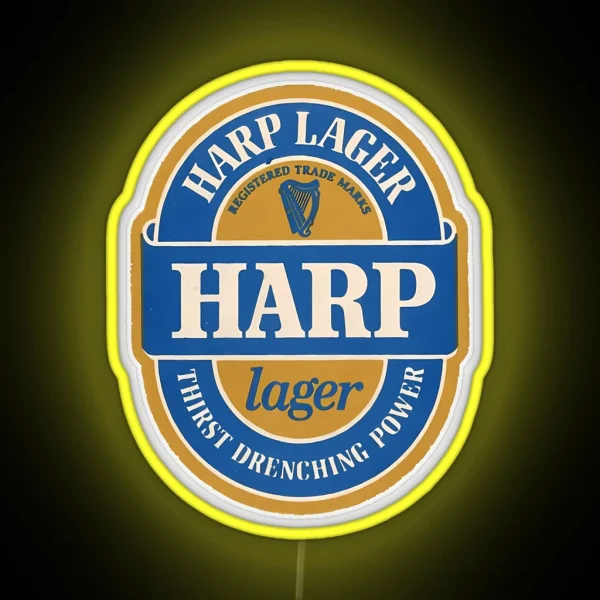 Lager Harp RGB Neon Sign