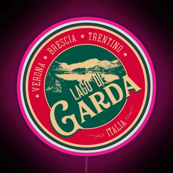 Lago Di Garda Lake Garda Italy Led Led RGB Neon Sign