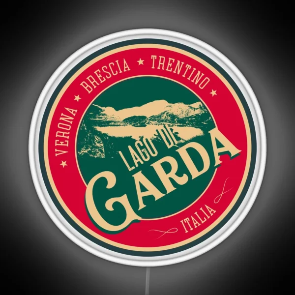 Lago Di Garda Lake Garda Italy Led Led RGB Neon Sign