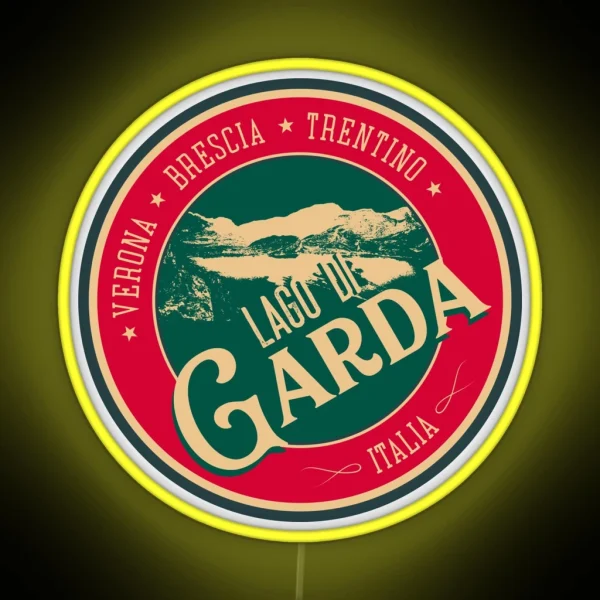 Lago Di Garda Lake Garda Italy Led Led RGB Neon Sign