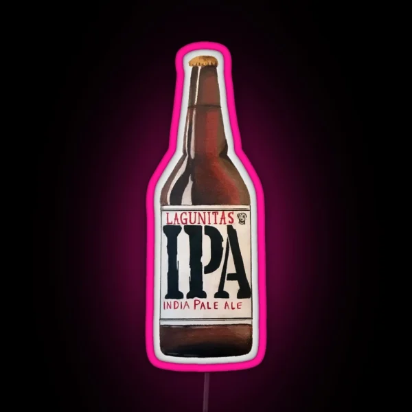 Lagunitas IPA Bottle RGB Neon Sign