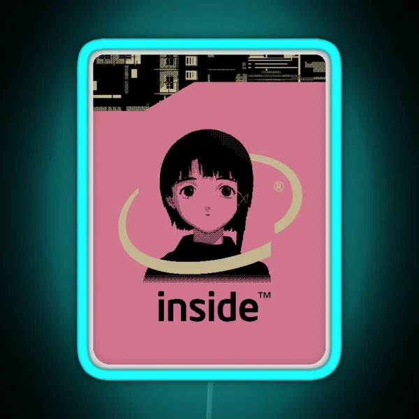 Lain Inside RGB Neon Sign