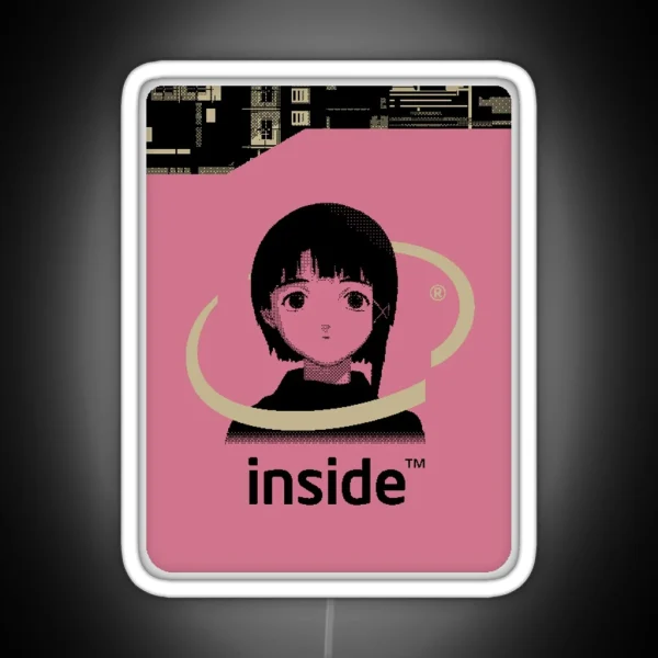 Lain Inside RGB Neon Sign