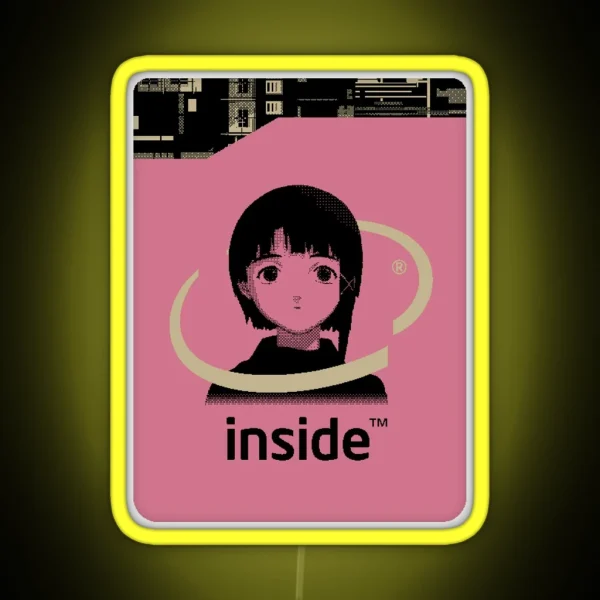 Lain Inside RGB Neon Sign