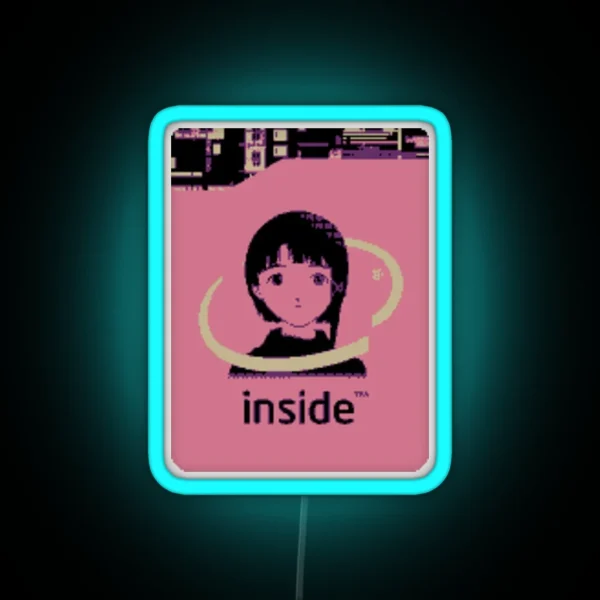 Lain Inside Size Accurate RGB Neon Sign