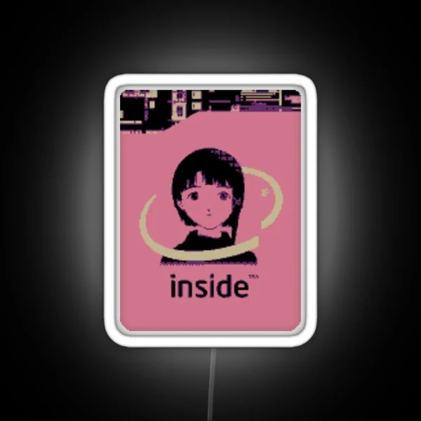 Lain Inside Size Accurate RGB Neon Sign