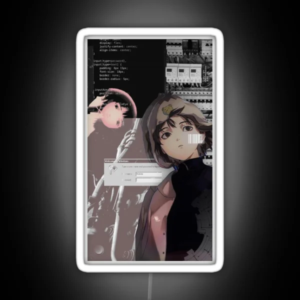 Lain Midnite Collage RGB Neon Sign