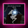 Quirky Dark Humor Neon Sign with RGB LED Canvas Art