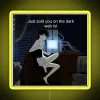 Comedy Digital Display: 'Lain Sold You' Dark Humor ASCII Art Sign