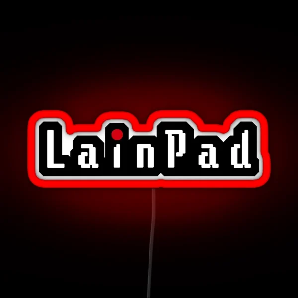 Lainpad Thinkpad Logo Lain RGB Neon Sign