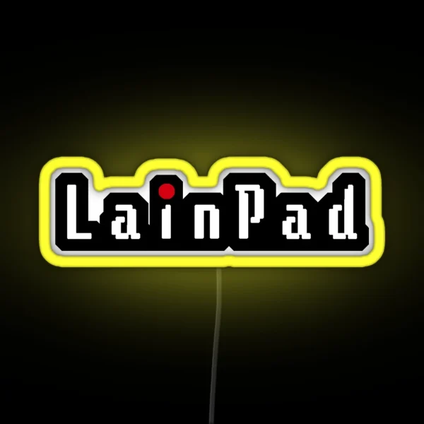 Lainpad Thinkpad Logo Lain RGB Neon Sign