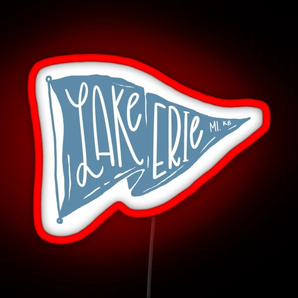 Lake Erie Flag RGB Neon Sign