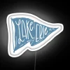 Customizable Lake Erie flag display with RGB color changing neon lights