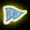 Vibrant Lake Erie State Flag Design LED Neon Sign Lighting