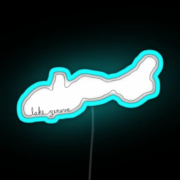 Lake Geneva RGB Neon Sign