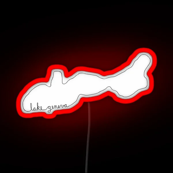 Lake Geneva RGB Neon Sign