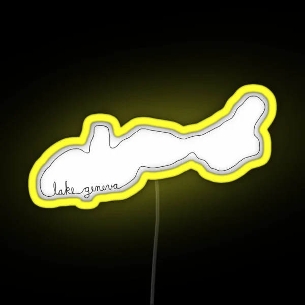 Lake Geneva RGB Neon Sign
