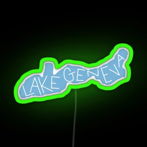 Lake Geneva RGB Neon Sign