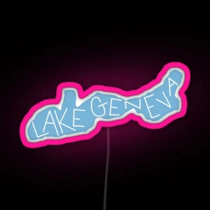 Lake Geneva RGB Neon Sign