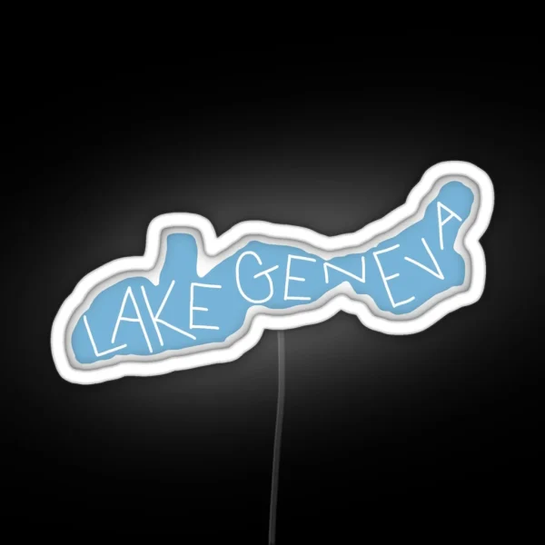 Lake Geneva RGB Neon Sign